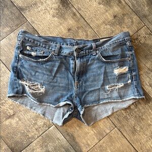 Rag and Bone Distressed Denim Women Shorts